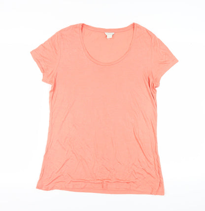 Womens UK Size 12 Monsoon Pink Basic T-Shirt