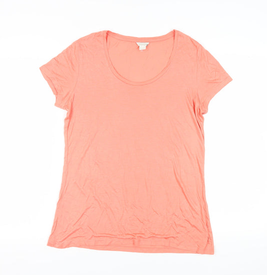 Womens UK Size 12 Monsoon Pink Basic T-Shirt