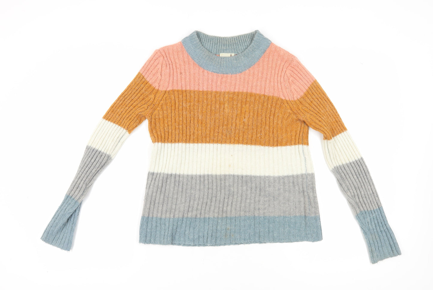 Womens UK Size 8 ICHI Multicoloured Pullover Jumper