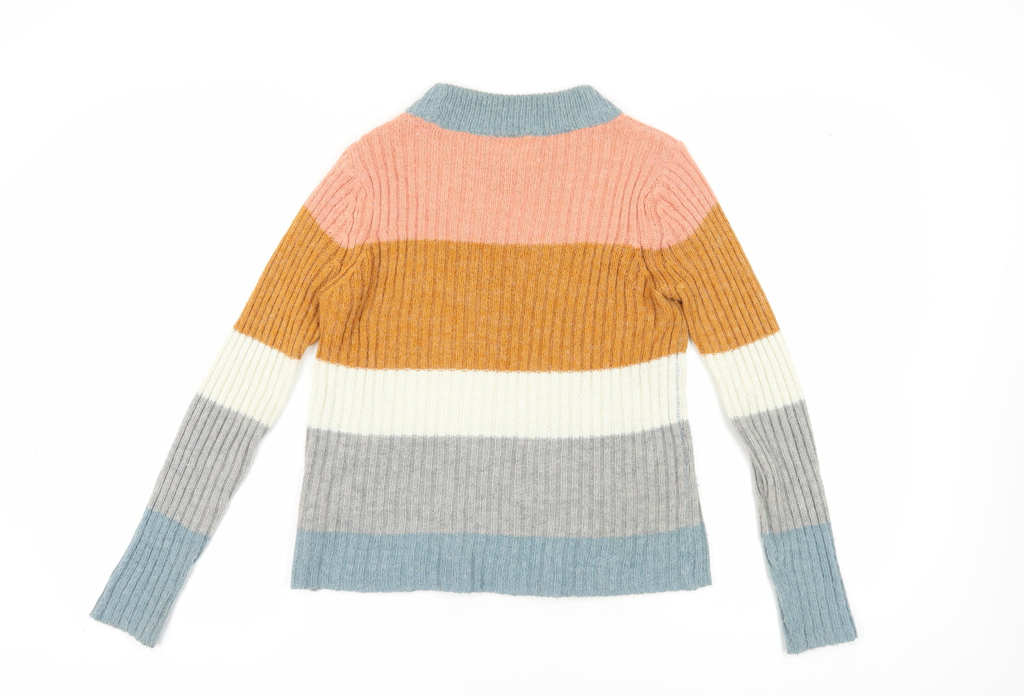 Womens UK Size 8 ICHI Multicoloured Pullover Jumper