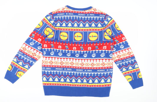 Livergy Men's Multicoloured L Christmas Jumper