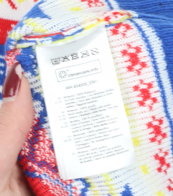 Livergy Men's Multicoloured L Christmas Jumper