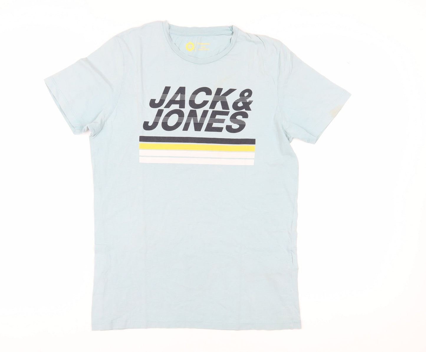 Mens UK Size L JACK & JONES Blue  T-Shirt