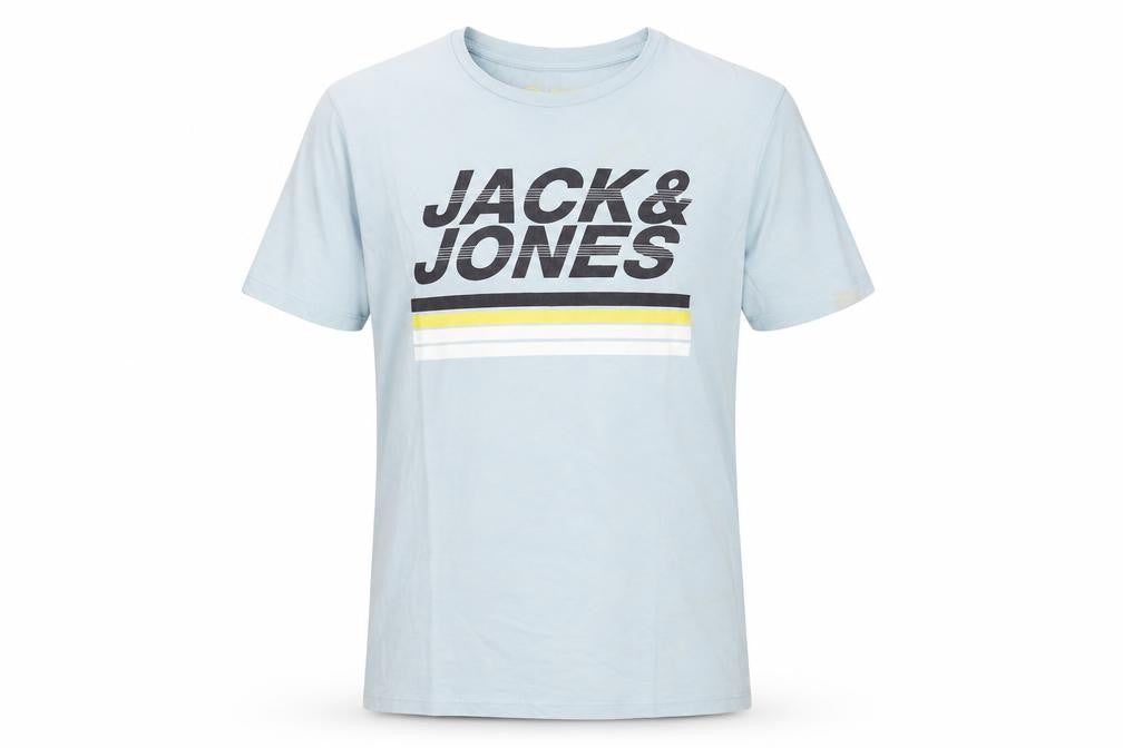 Mens UK Size L JACK & JONES Blue  T-Shirt