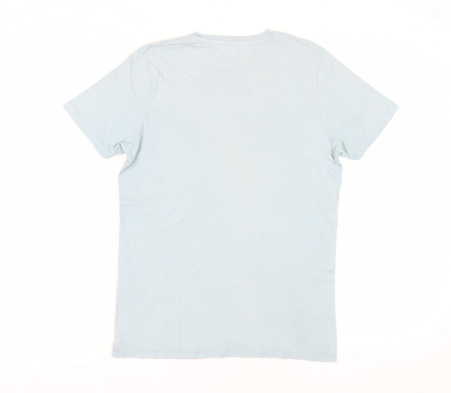 Mens UK Size L JACK & JONES Blue  T-Shirt