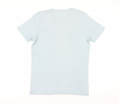 Mens UK Size L JACK & JONES Blue  T-Shirt