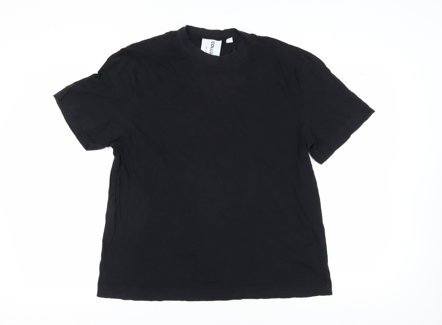 Mens UK Size L COLLUSION Black  T-Shirt