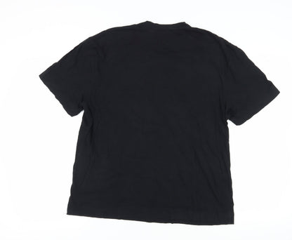 Mens UK Size L COLLUSION Black  T-Shirt