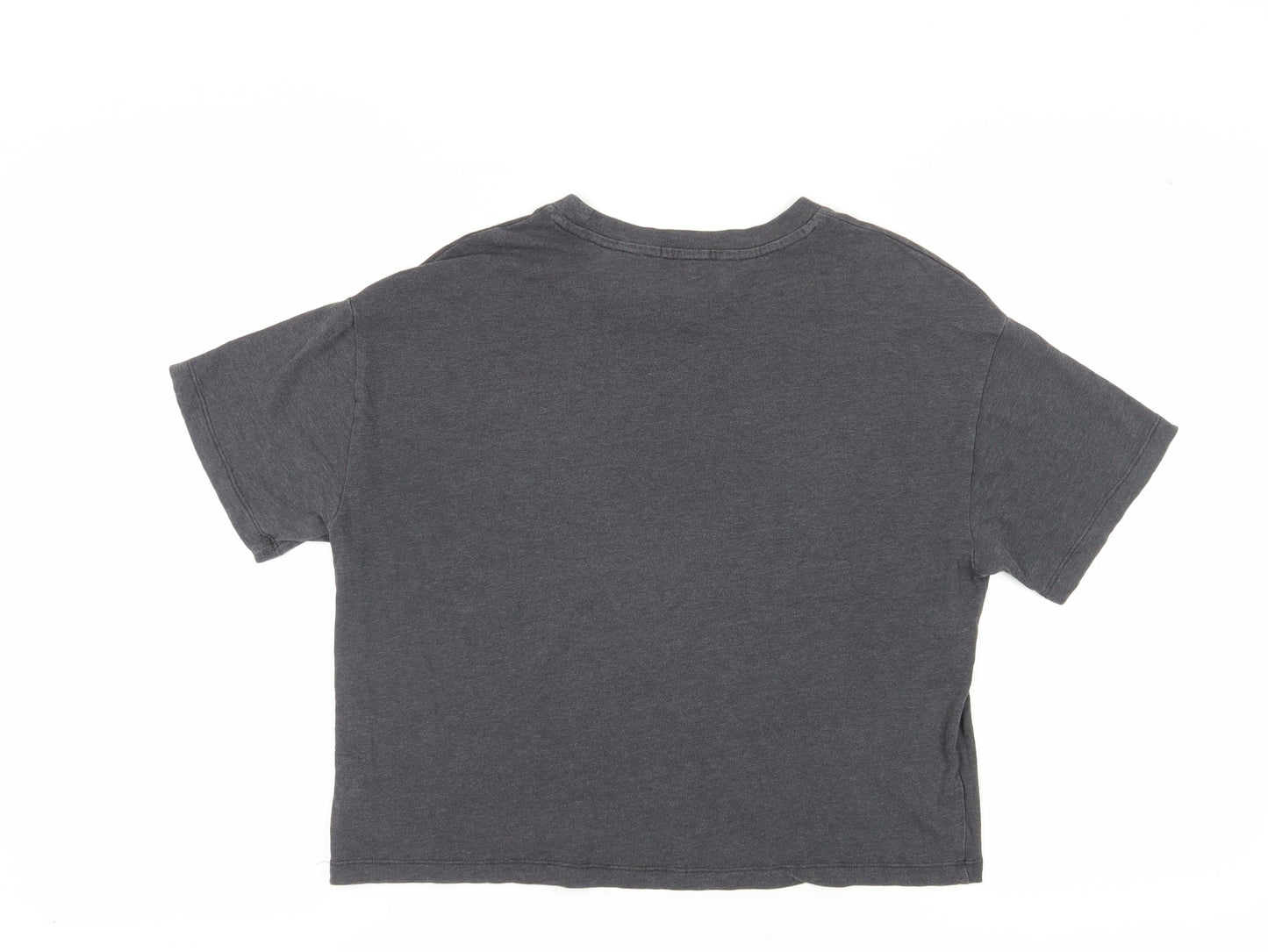 Gap Women's Grey Cotton T-Shirt S Casual Crew Neck