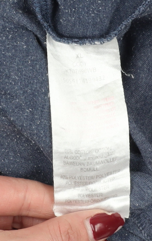 Kangol Men's Blue Graphic Print XL T-Shirt