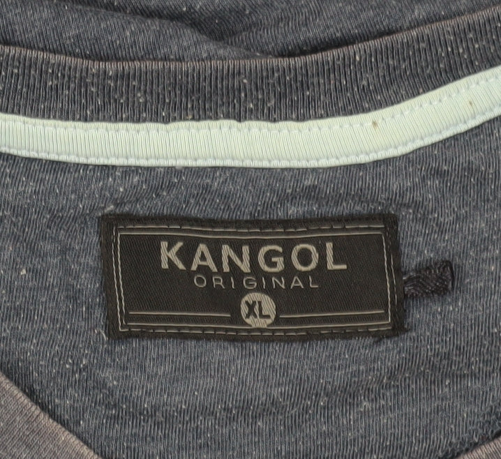 Kangol Men's Blue Graphic Print XL T-Shirt