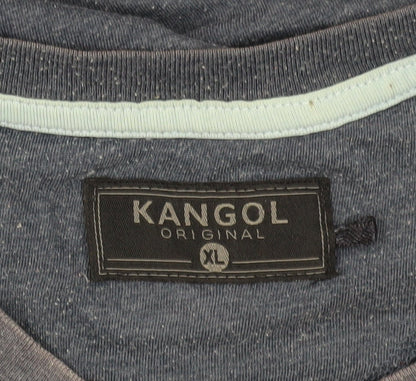 Kangol Men's Blue Graphic Print XL T-Shirt