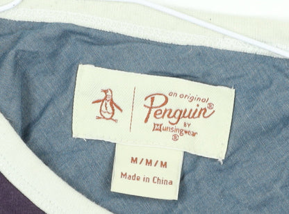 Penguin Men's Multicoloured Colourblock T-Shirt M