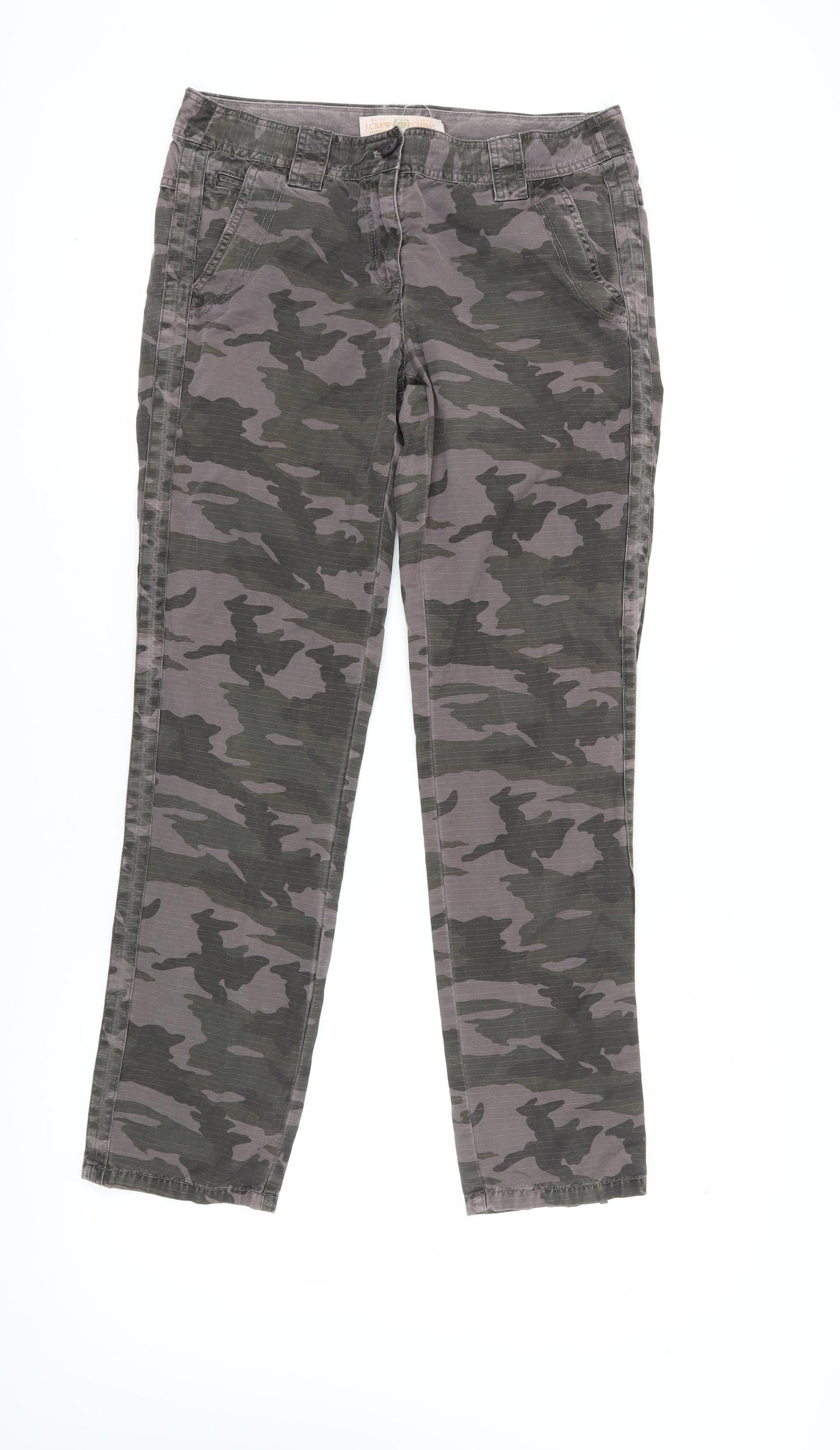 Womens UK Size 6 J.CREW Classic Fit Chino Multicoloured Trousers