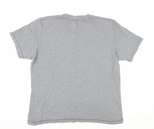 Next Men's Grey Graphic Print T-Shirt XL