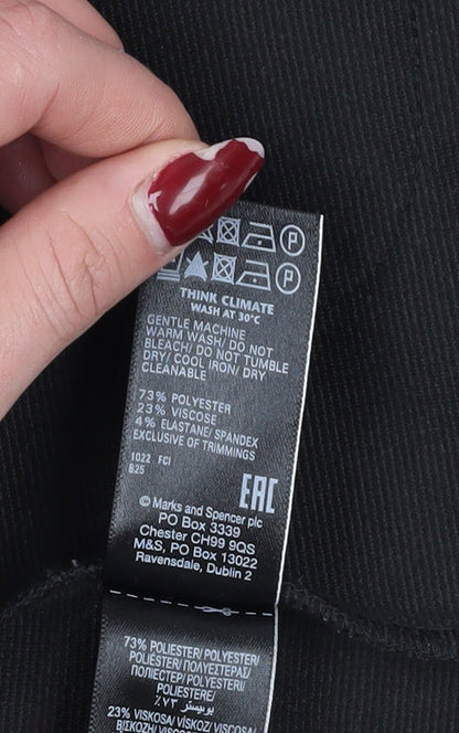Marks and Spencer Women's Black Blazer Size 8