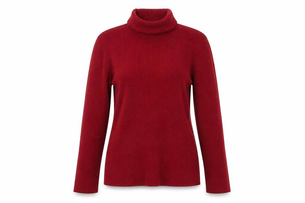 Womens UK Size M M&Co Red Pullover Jumper