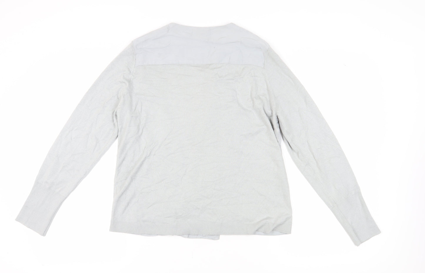 Womens UK Size 16 Marks and Spencer Grey Cardigan Jumper