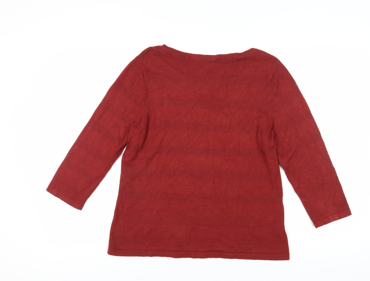 Womens UK Size L CC Red Pullover Jumper