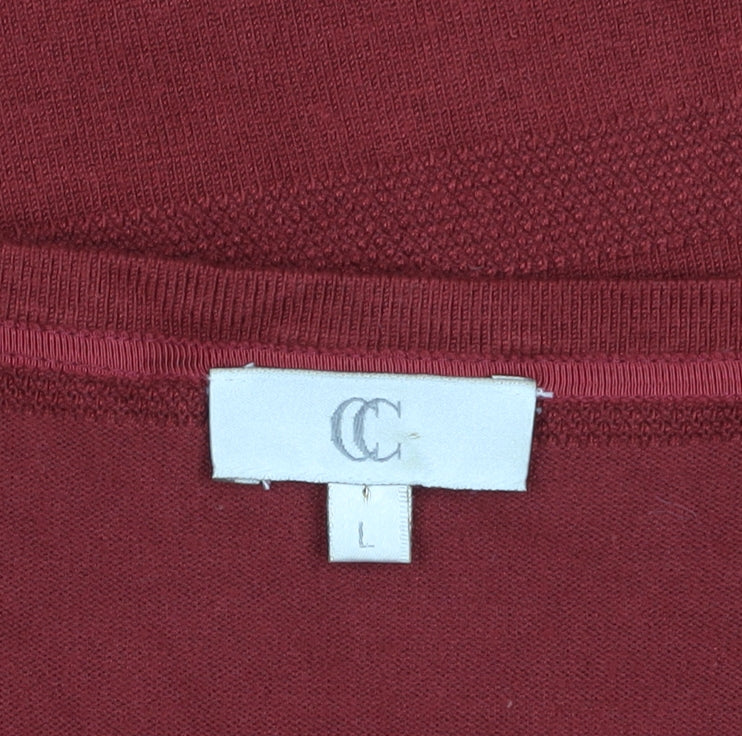 Womens UK Size L CC Red Pullover Jumper