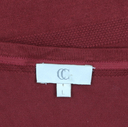 Womens UK Size L CC Red Pullover Jumper