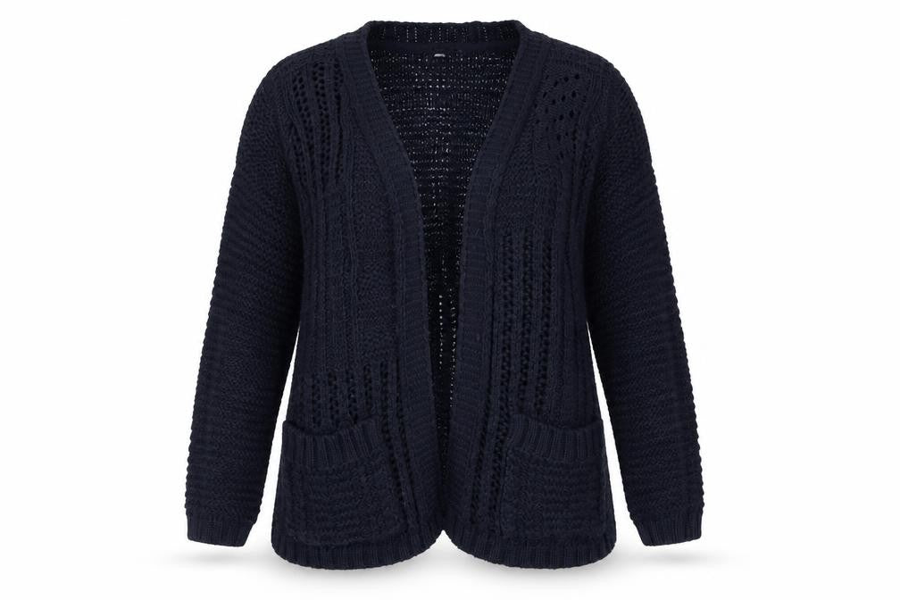 Womens UK Size 14 Marks and Spencer Blue Cardigan Jumper