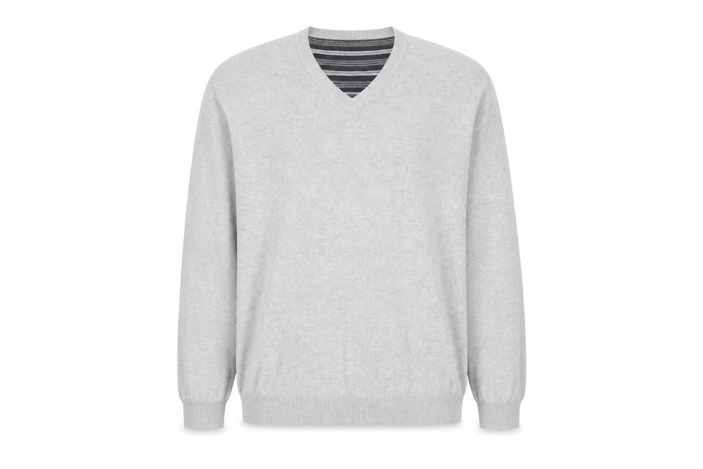 Mens UK Size XL Marks and Spencer Grey Pullover Jumper