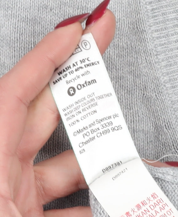 Marks and Spencer Mens Grey XL Pullover Jumper