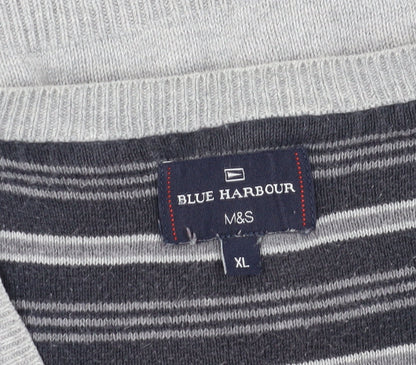 Marks and Spencer Mens Grey XL Pullover Jumper