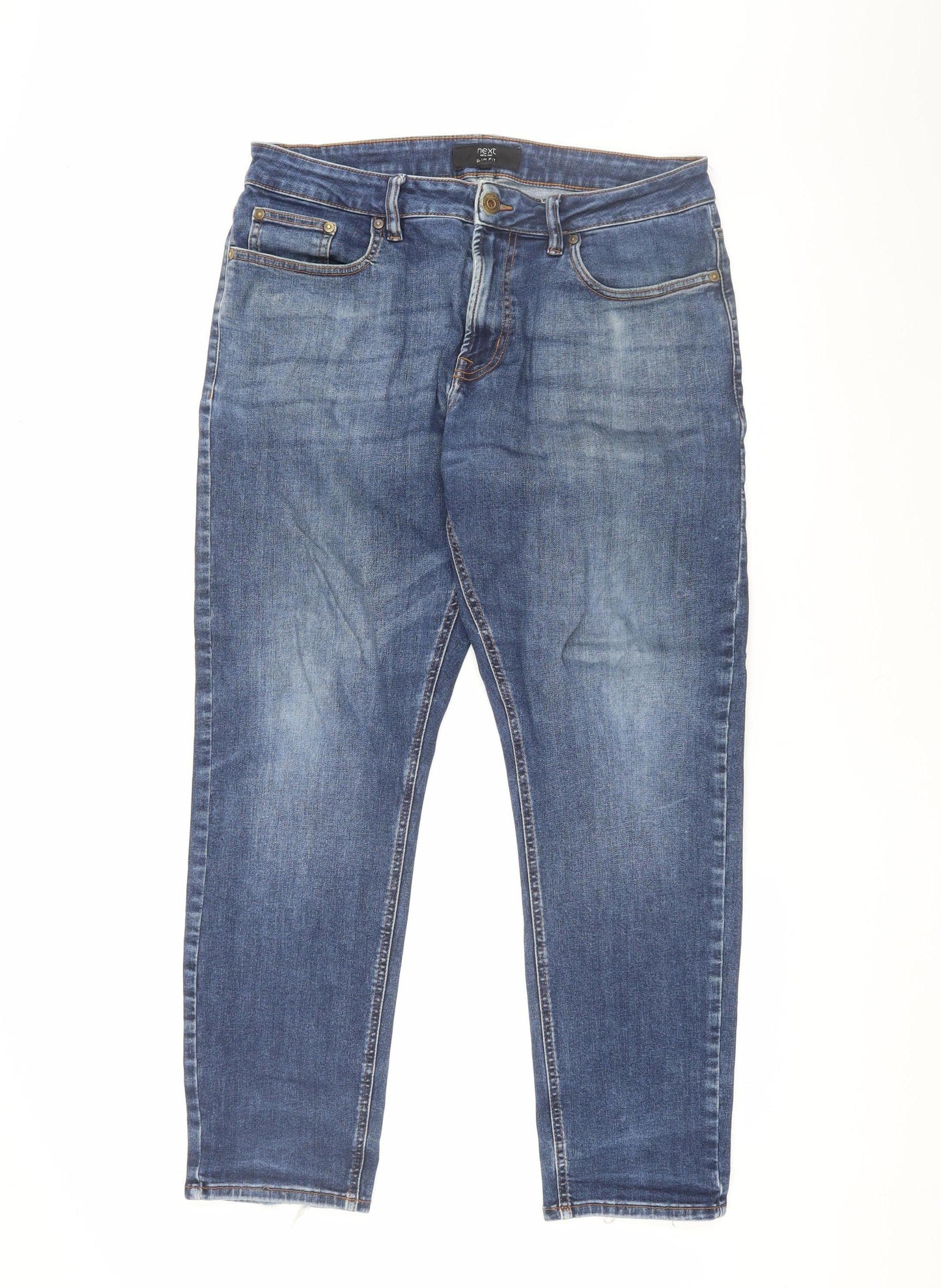 Next Women's Blue Slim Fit Denim Jeans 34 S