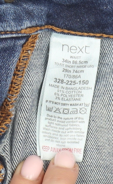 Next Women's Blue Slim Fit Denim Jeans 34 S