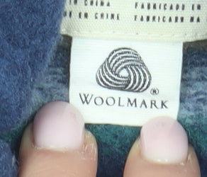 Levi's Women's Blue Striped Wool Cardigan M