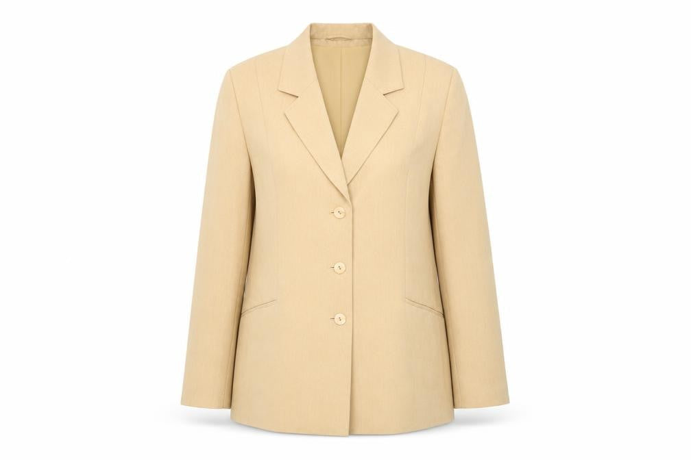 Womens UK Size 14 Eastex Regular Beige Suit Jacket