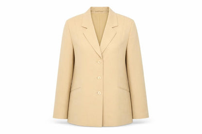 Womens UK Size 14 Eastex Regular Beige Suit Jacket