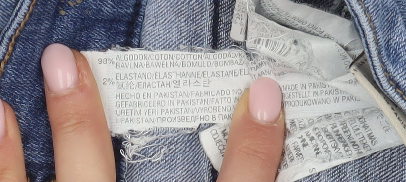 Zara Men Blue Straight Jeans Size 10 Regular