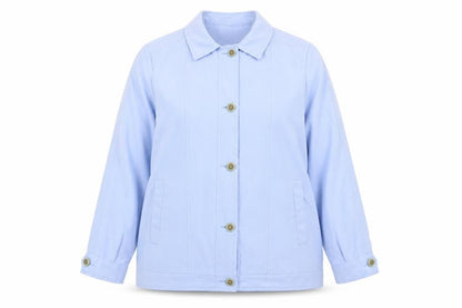 Womens UK Size 14 Klassik Blue Basic Jacket