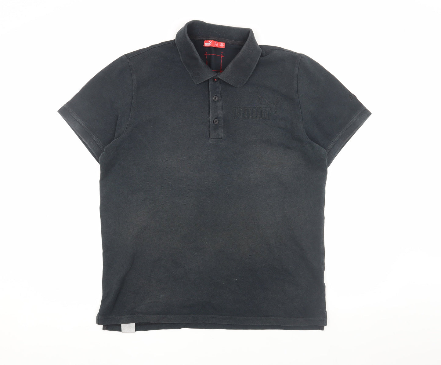 Puma Men’s Black Polo Shirt L Casual