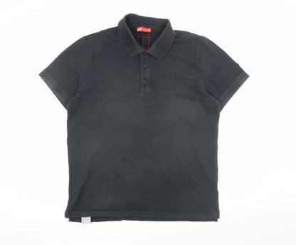 Puma Men’s Black Polo Shirt L Casual
