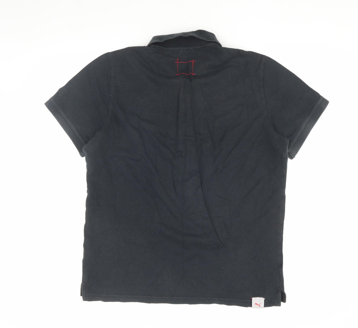 Puma Men’s Black Polo Shirt L Casual