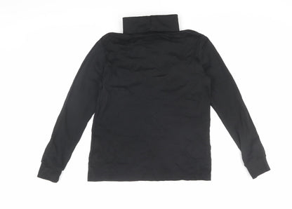 Mountain Warehouse Black Women's High Neck Top Size 12