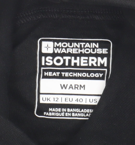 Mountain Warehouse Black Women's High Neck Top Size 12