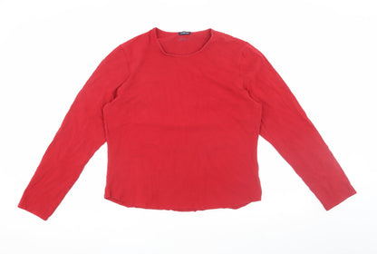 Unisex Adults UK Size XL Gap Red Basic T-Shirt