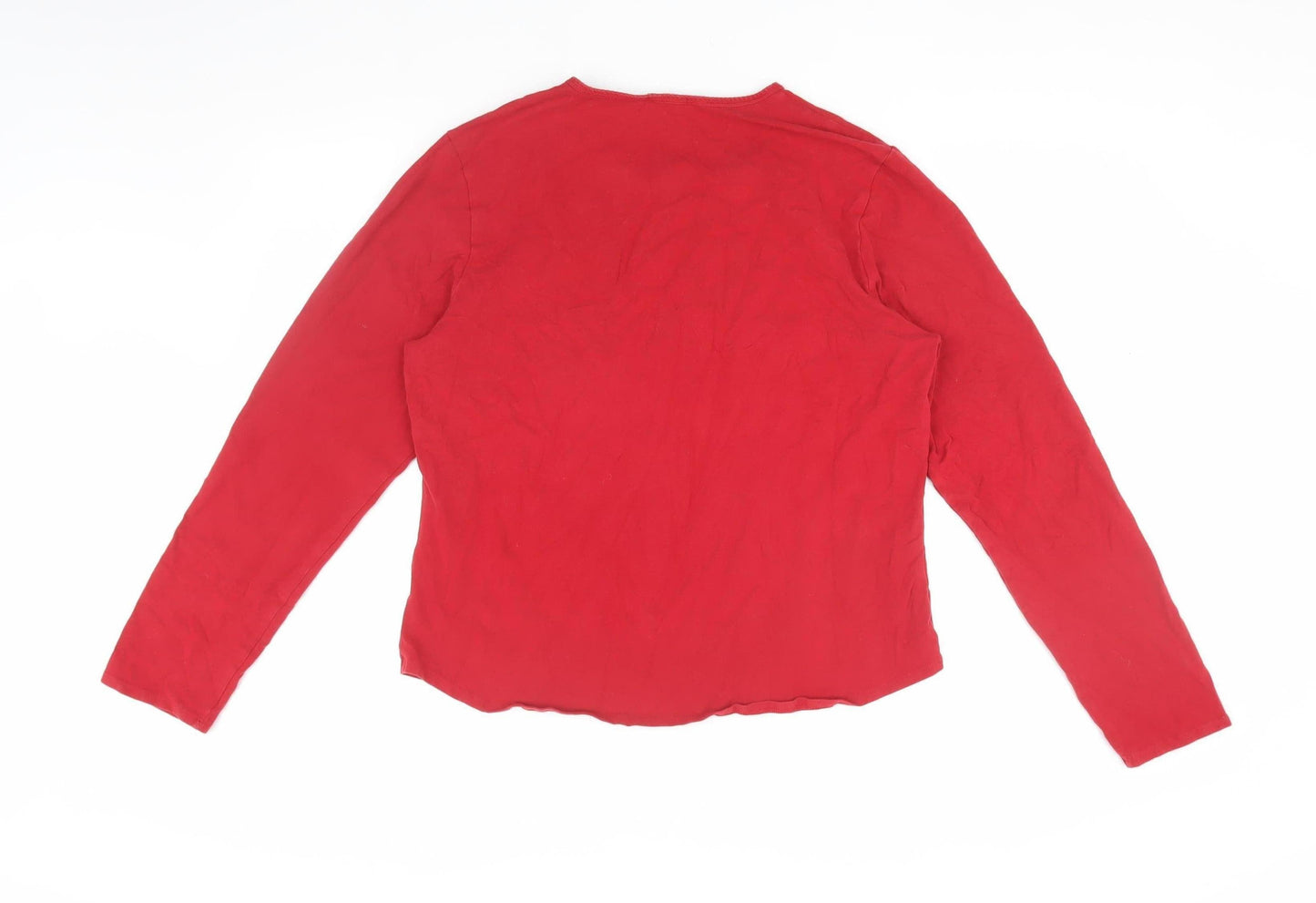 Unisex Adults UK Size XL Gap Red Basic T-Shirt
