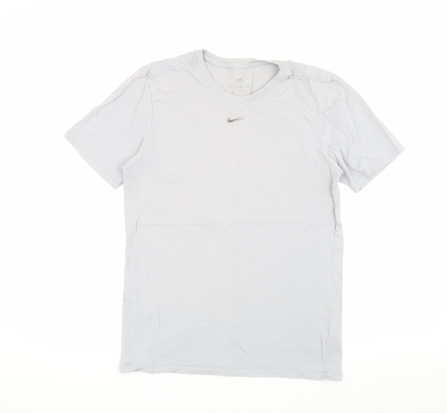 Nike Men's White Athletic Fit Cotton T-Shirt Size S