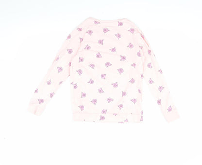 Marks and Spencer Girls Pink Percy Pig T-Shirt 9-10 Years