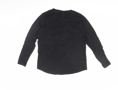 Disney Women’s Black Long Sleeve T-Shirt, S