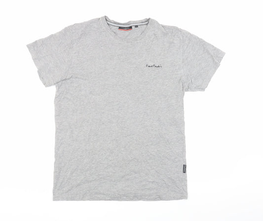 Pierre Cardin Men's Grey Cotton T-Shirt L