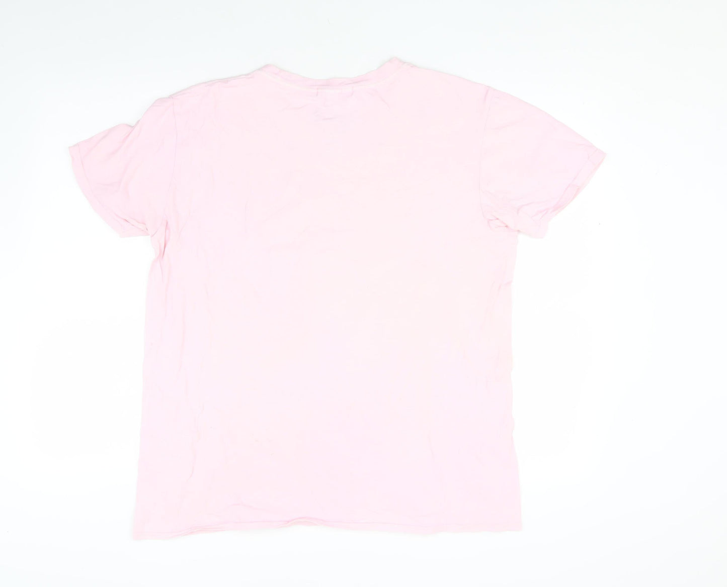 Womens UK Size M Missguided Pink Basic T-Shirt