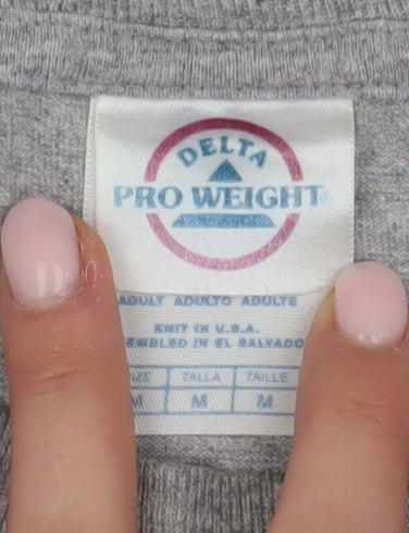 Mens UK Size M Delta Pro Weight Grey  T-Shirt