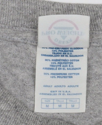 Mens UK Size M Delta Pro Weight Grey  T-Shirt